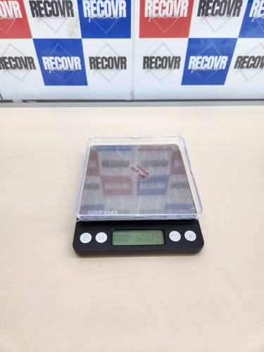 Báscula De Cocina 0,01-500g Acero Inoxidable GRIFEMA - Con Pantalla LCD, Digital, Balanza Con Tapa, Acero Inoxidable (Exclusivo En Amazon), 0.01 - 500 g
